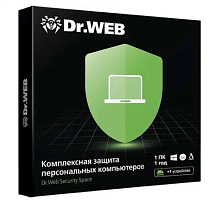 Dr.Web Security Space - Комплексная защита для 1 ПК на 1 год