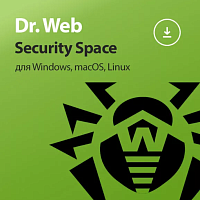 Dr.Web Security Space - Комплексная защита для 1 ПК на 2 года