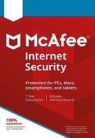 McAfee Internet Security для 3 устройств на 1 год